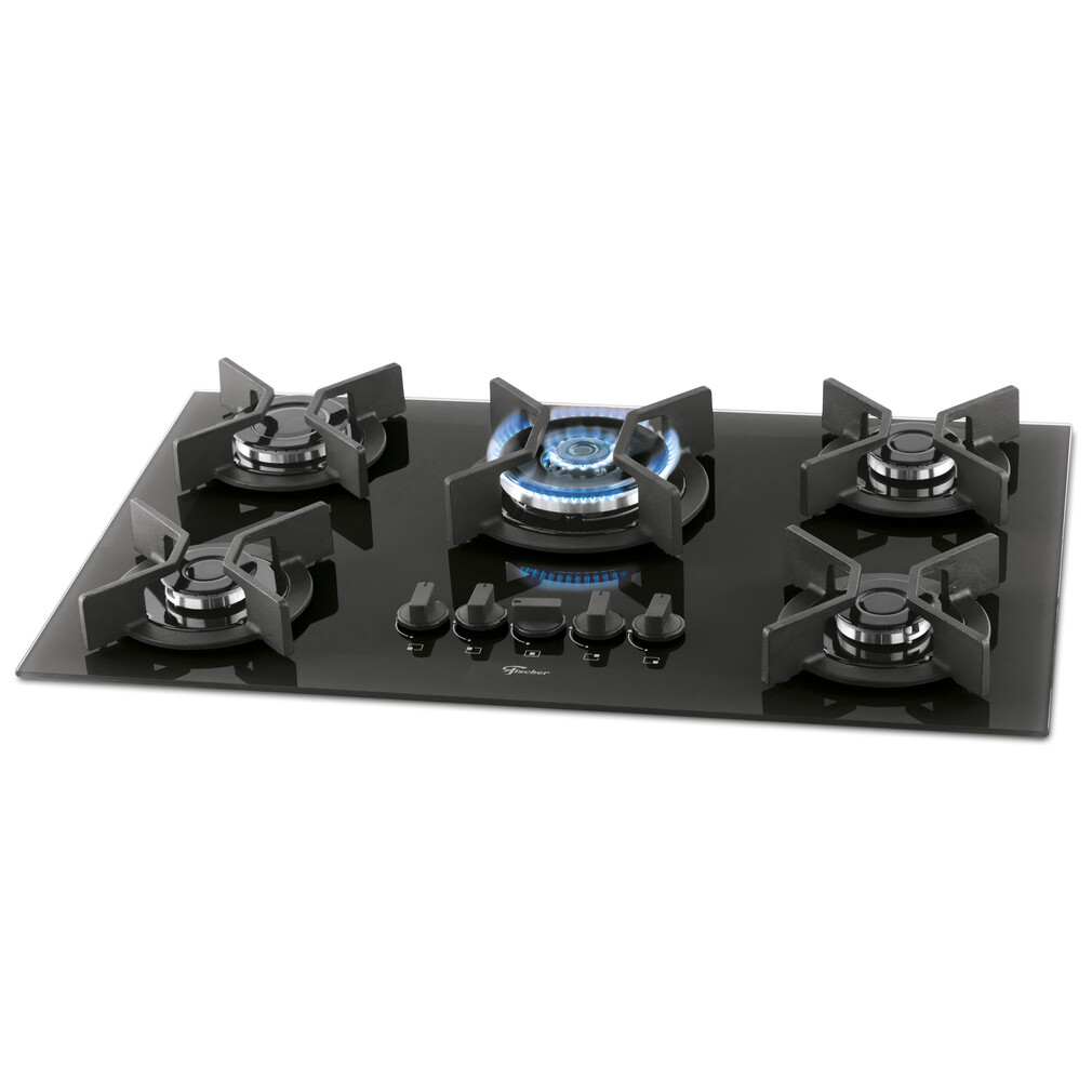 Cooktop Fischer 5 bocas tripla chama